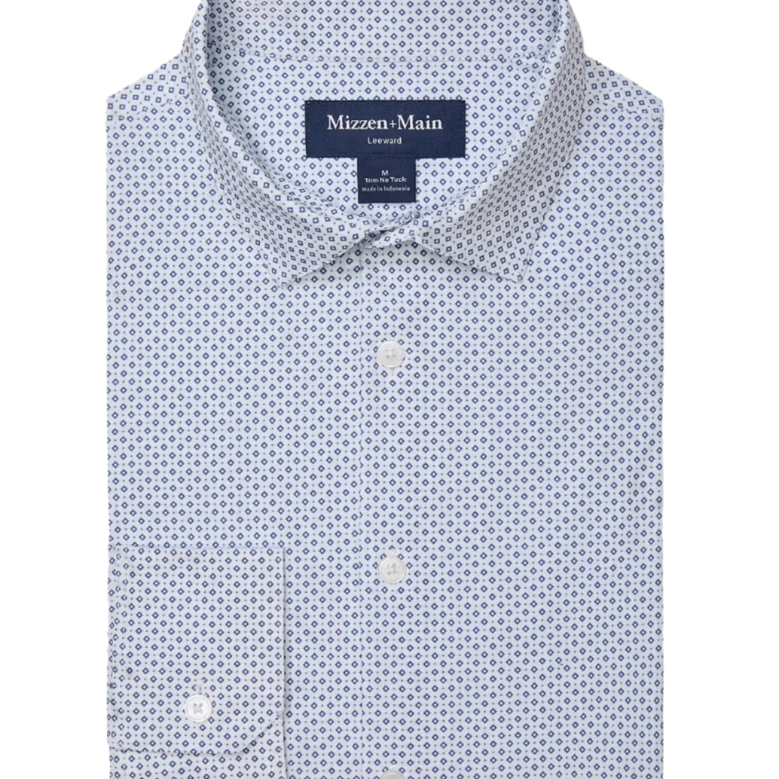 LEEWARD NO TUCK LS SHIRT - Woven Sport Shirts - Novaman