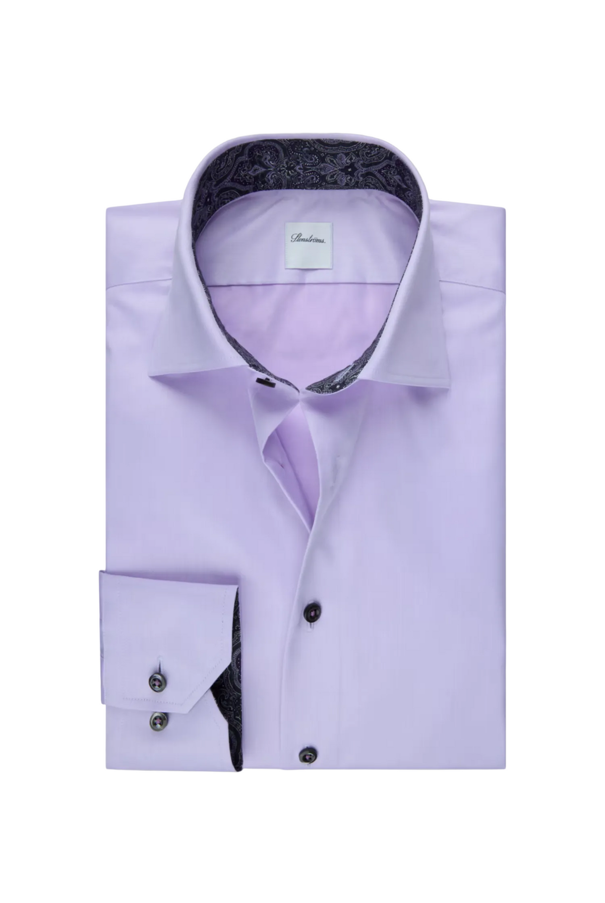 LONG SLEEVE SOLID W/CONTRAST DRESS SHIRT Sassanova / Novaman