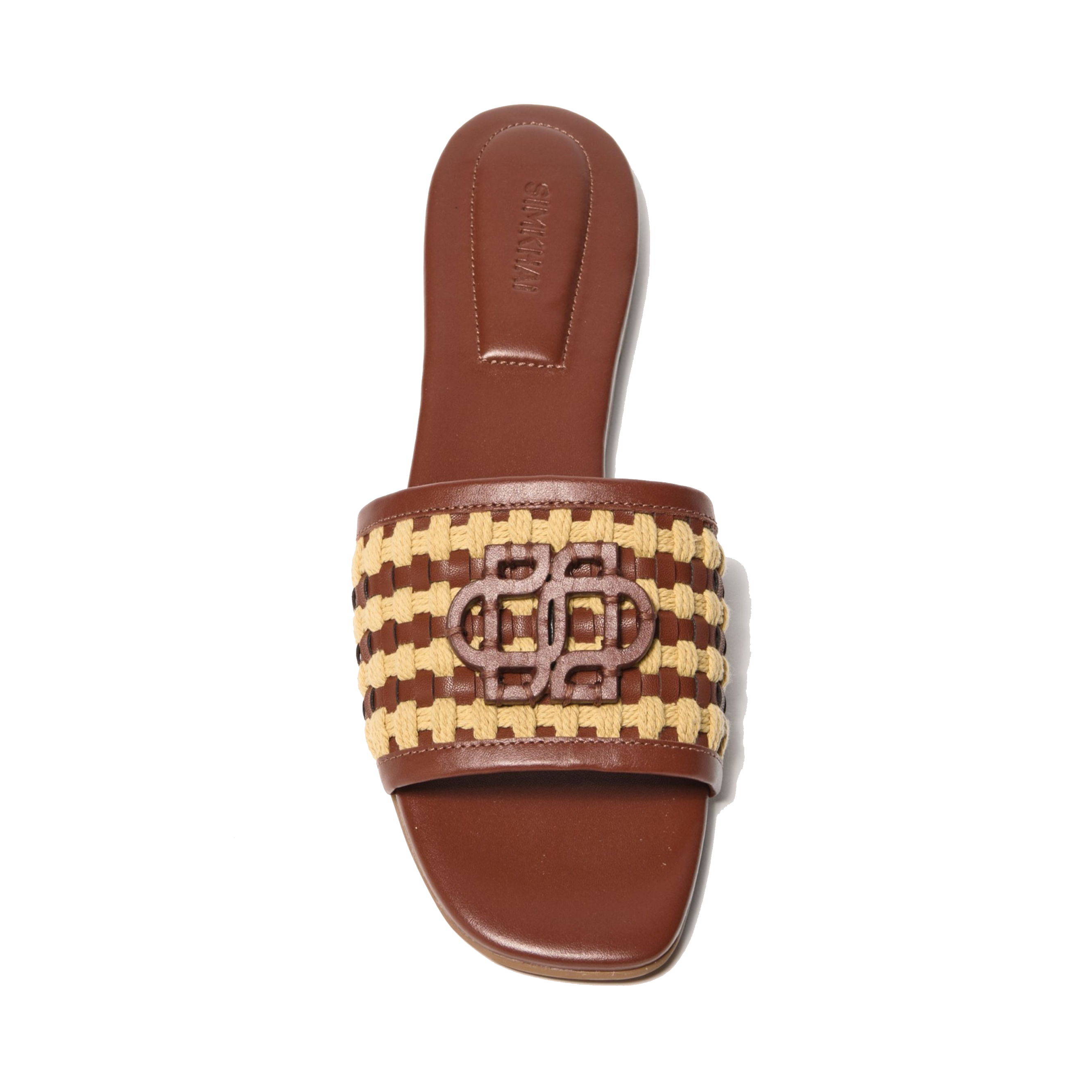 DELPHI ROPE WOVEN FLAT SANDAL - Sandals - Sassanova