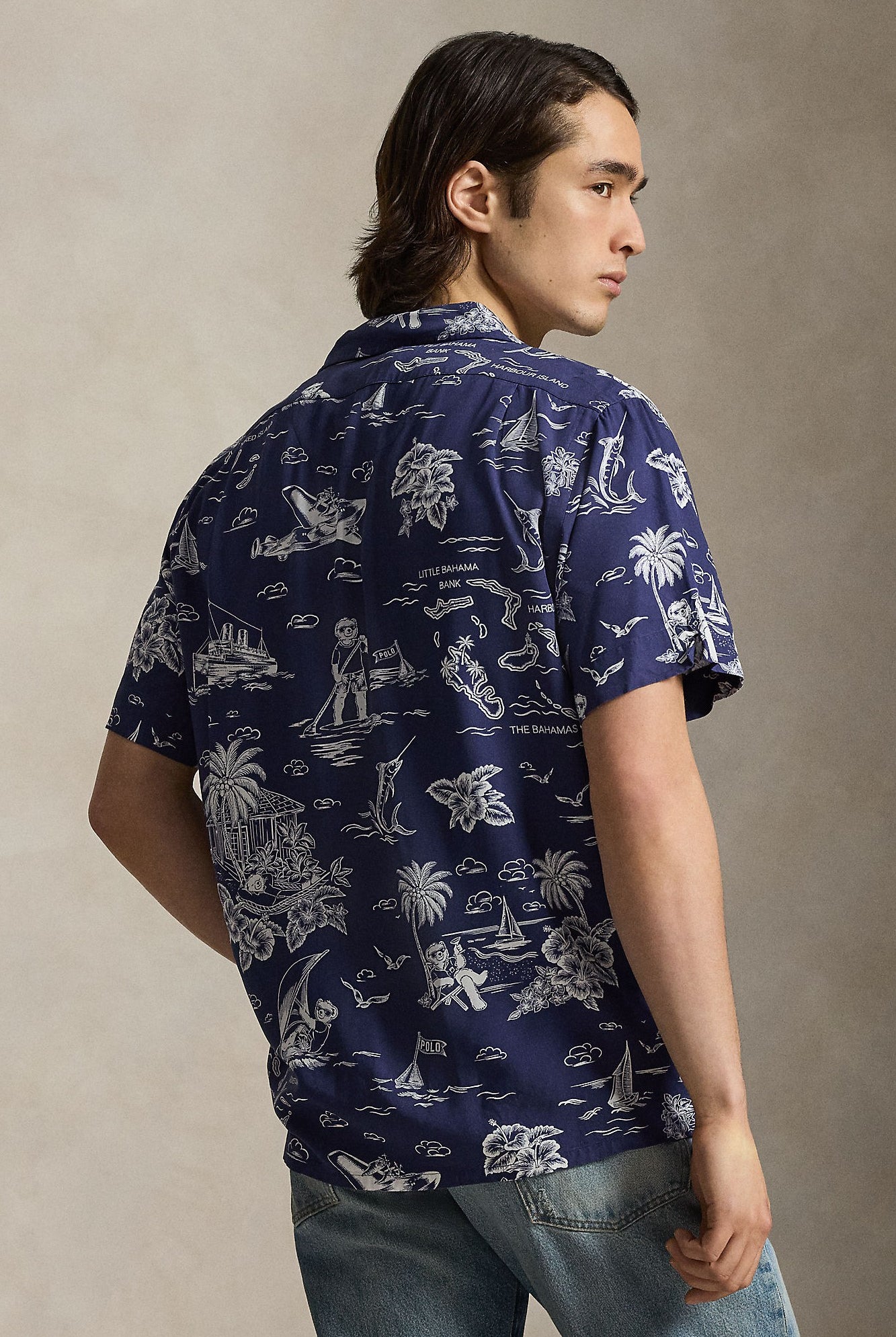 SHORT SLEEVE PLAINWEAVE CAMP SHIRT - Short Sleeve Shirts - Novaman