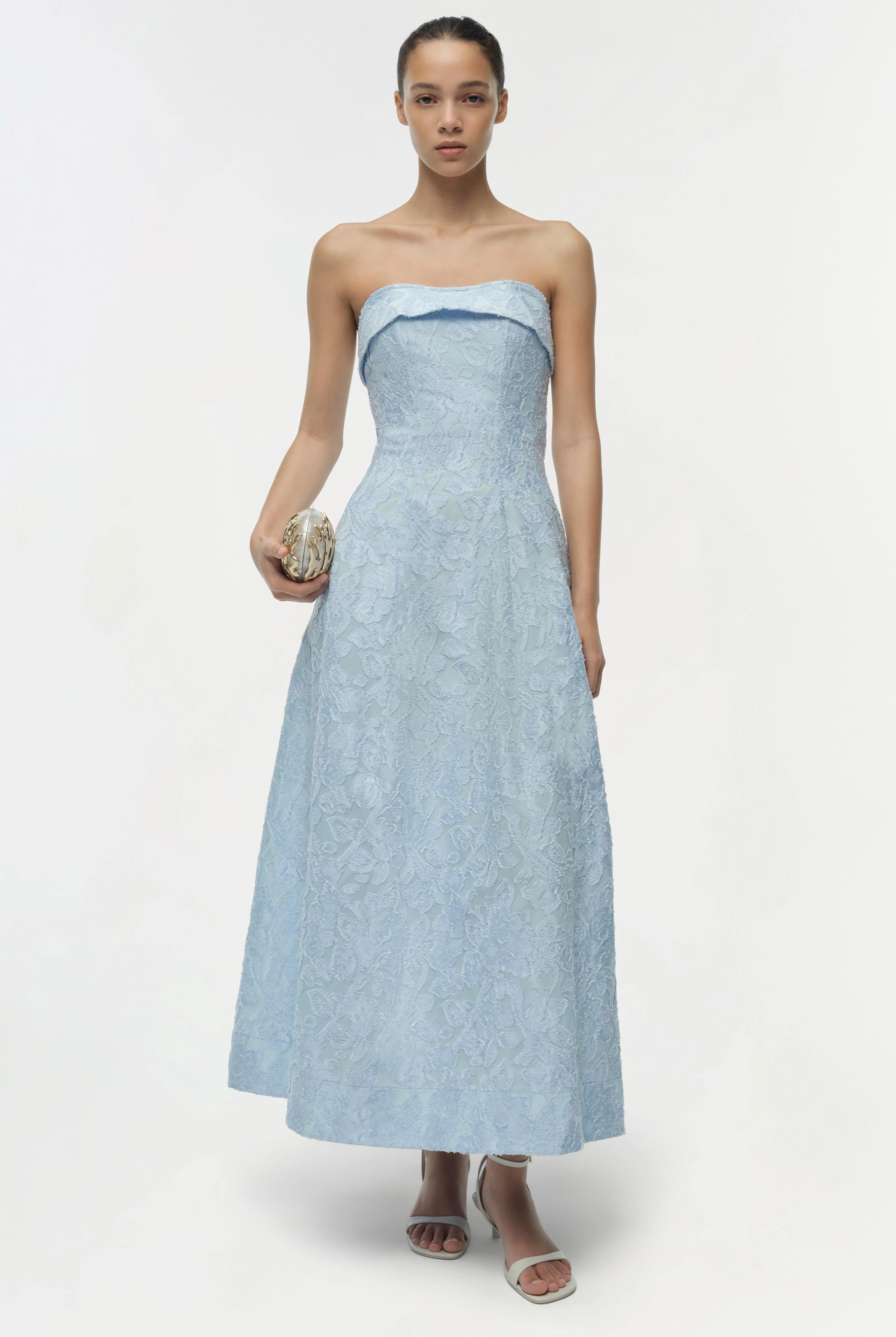 VALERIA JACQUARD MIDI DRESS - Dresses - Sassanova