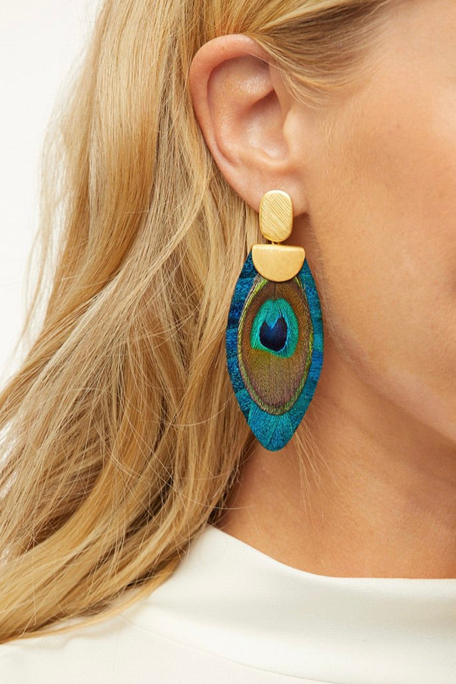 NIKKO BLUE DROP EARRING
sassanova
