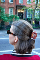 HAND PAINTED FOOTBALL HAIR CLIP - sassanova