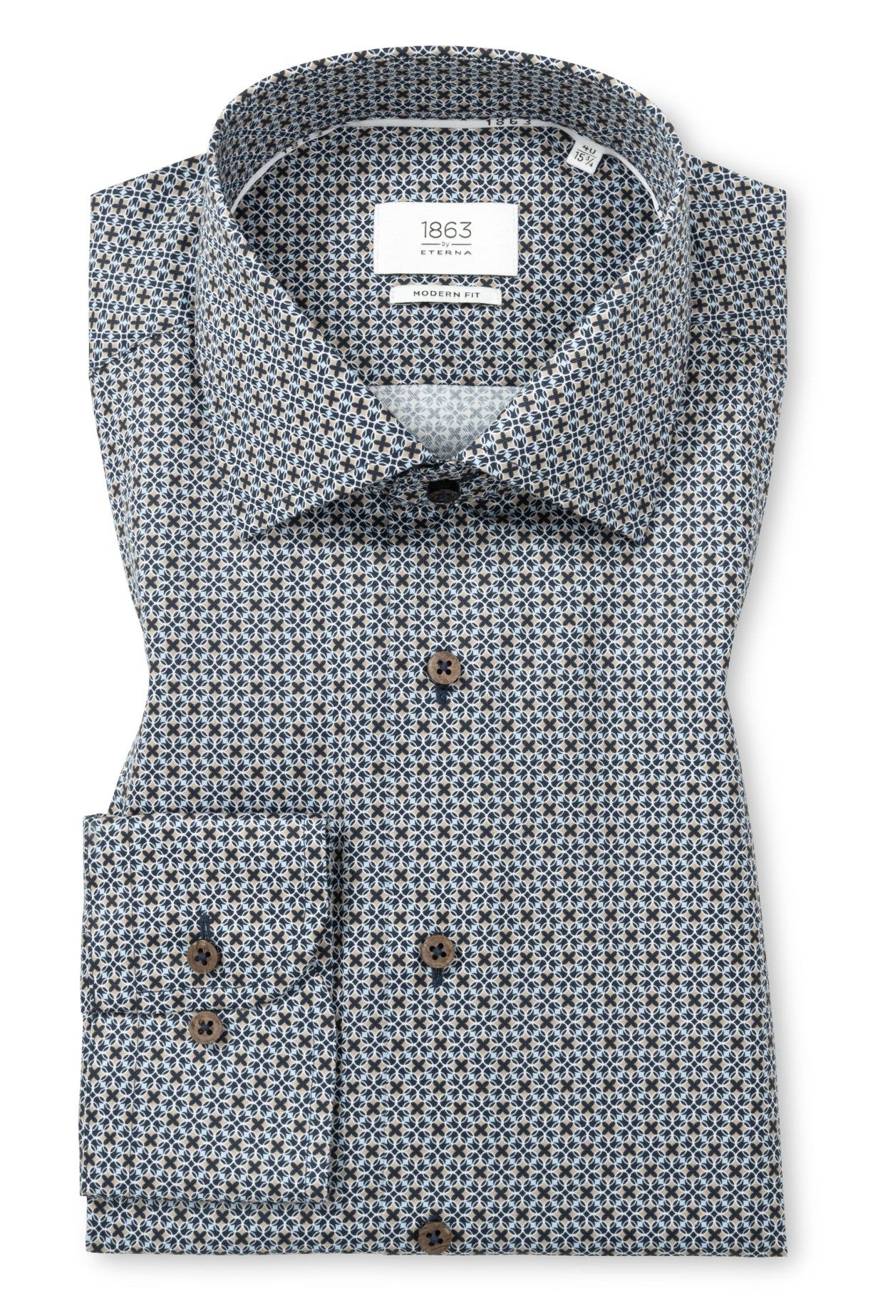 PREMIUM PRINTED TWILL W/ KENT COLLAR - novaman