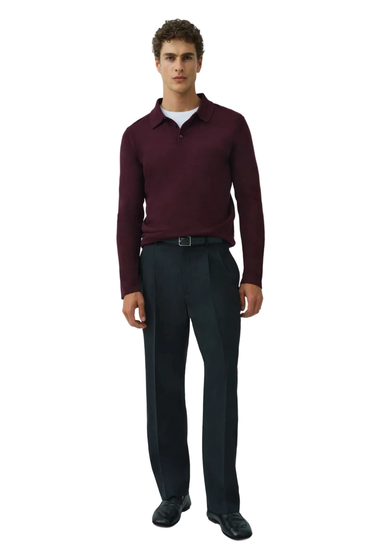 NOVAMAN - REYNOLDS LONG SLEEVE POLO Sassanova Novaman