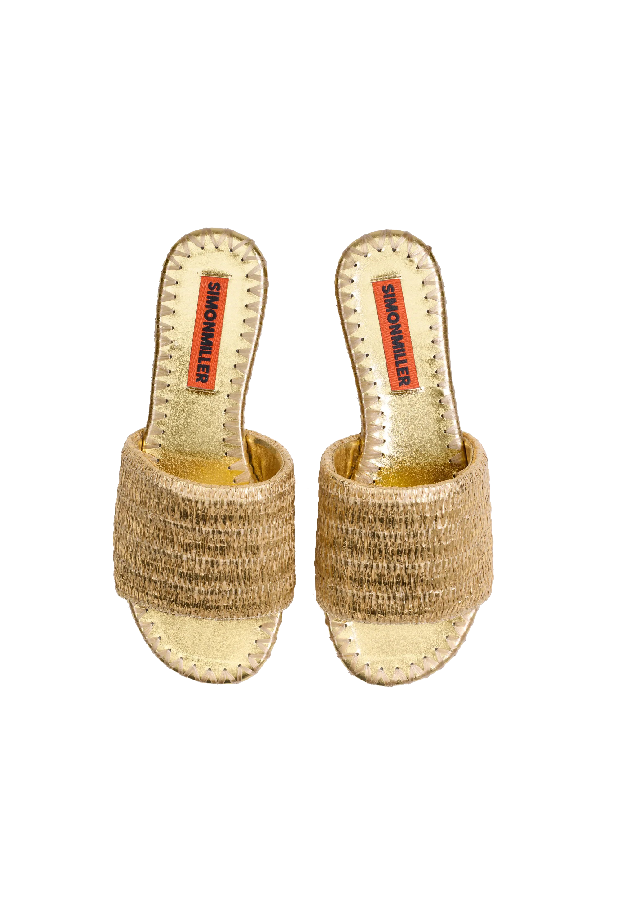 METALLIC RAFFIA SALERNO SANDAL - SHOES - SASSANOVA