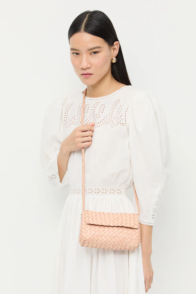 VINNIE MINI WOVEN CROSSBODY - Handbags - Sassanova