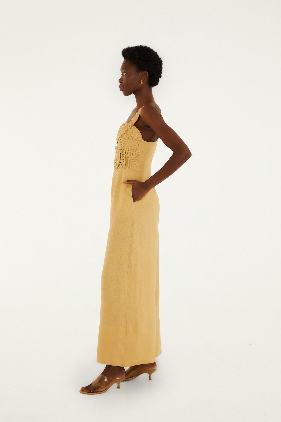 SAND FLOWERED JUMPSUIT - Jumpsuits - Sassanova