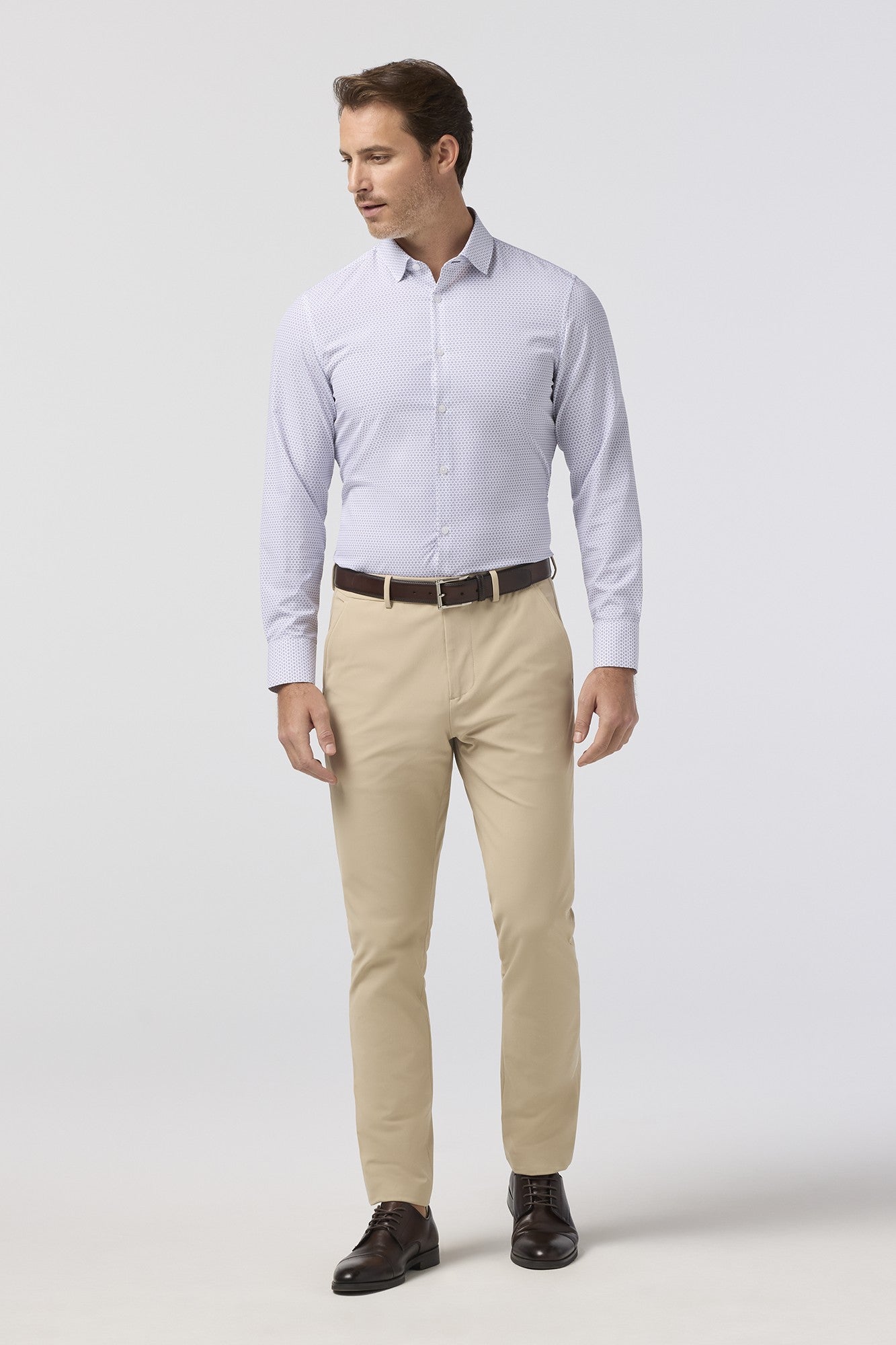 LEEWARD LONG SLEEVE DRESS SHIRT - Long Sleeved Shirts - Novaman