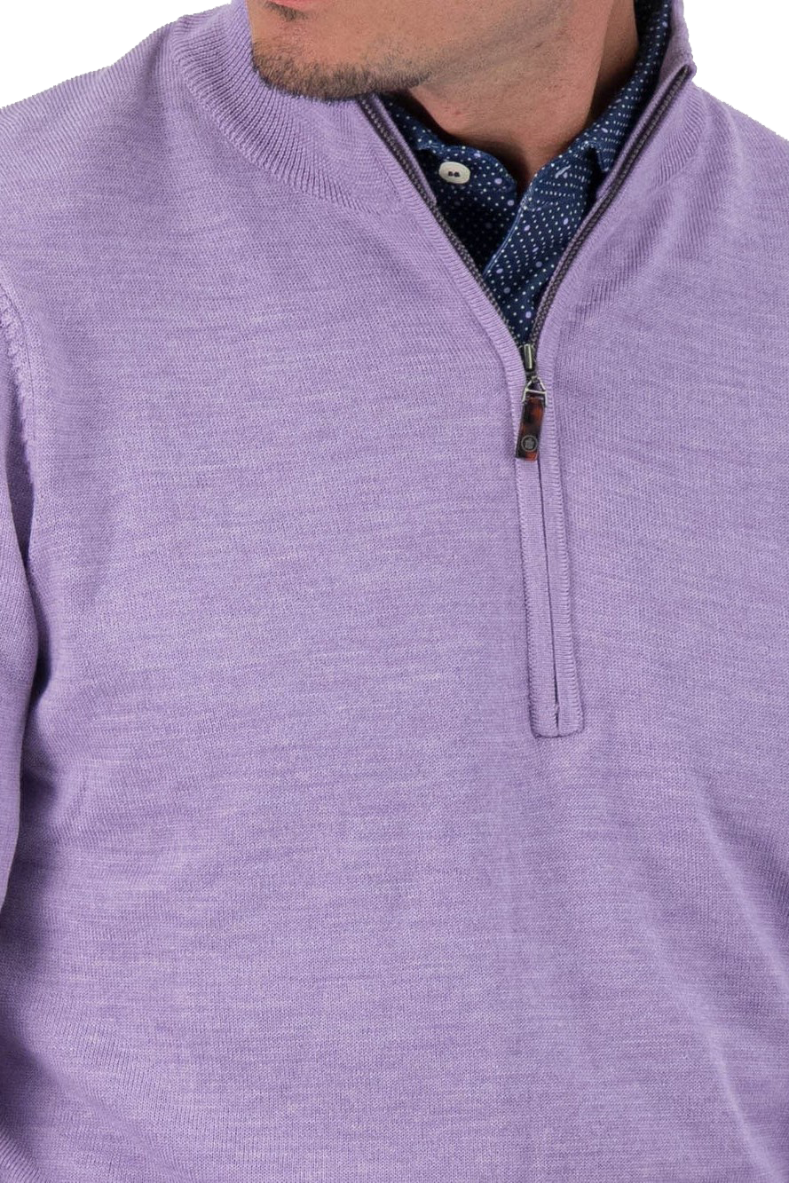 MARSHALL MERINO 1/4 ZIP SWEATER - Sweaters - Novaman