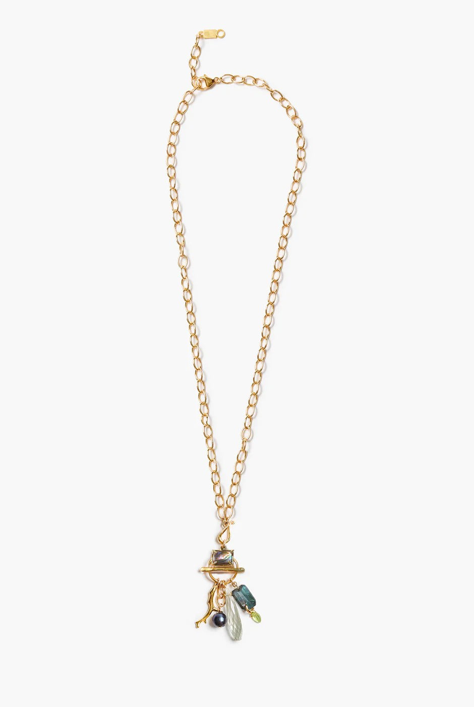 BRANCH TOGGLE NECKLACE- MULTI - Necklaces - Sassanova