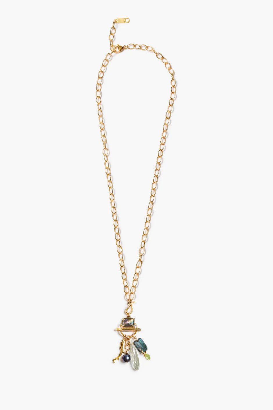 BRANCH TOGGLE NECKLACE- MULTI - Necklaces - Sassanova