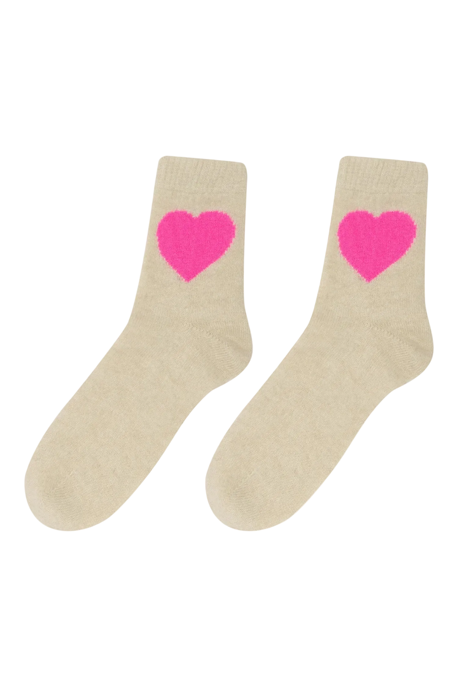 HEART SOCKS- CYGNET/COSMOS PINK Sassanova