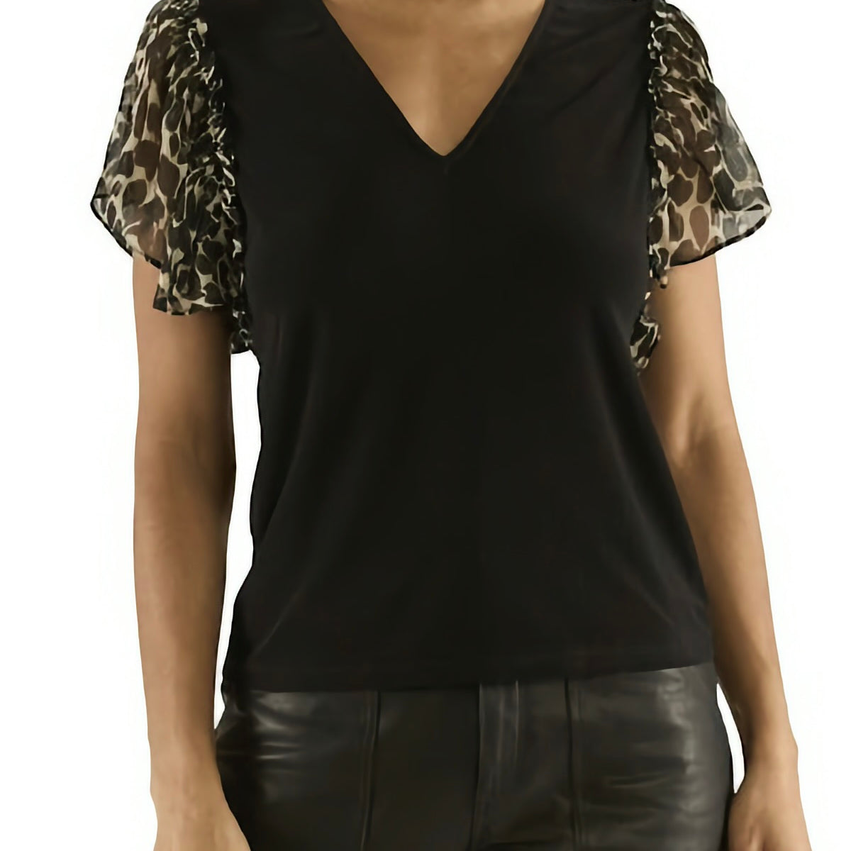 FOLIAGE PRINTED LYSETTE TOP
sassanova