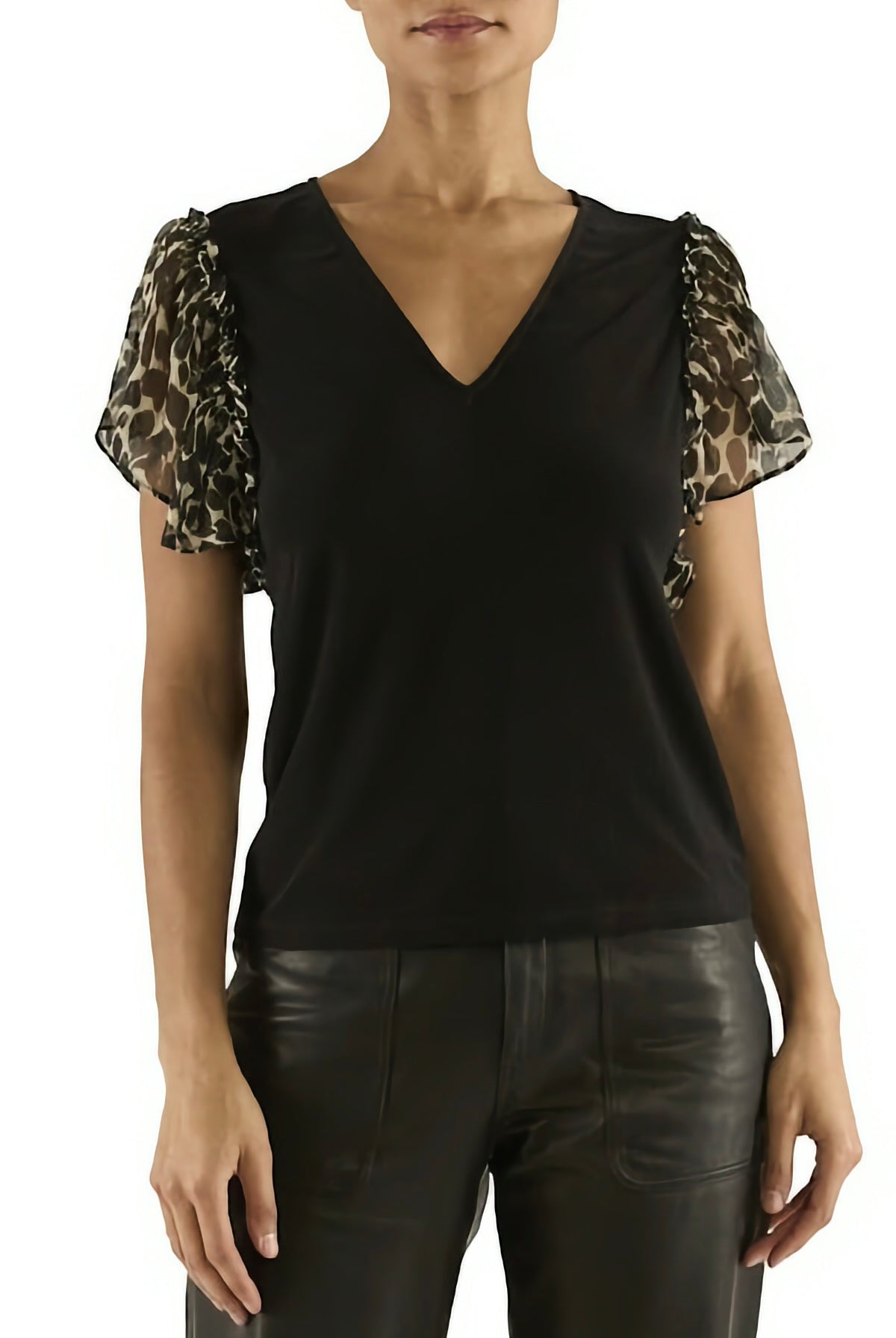 FOLIAGE PRINTED LYSETTE TOP
sassanova