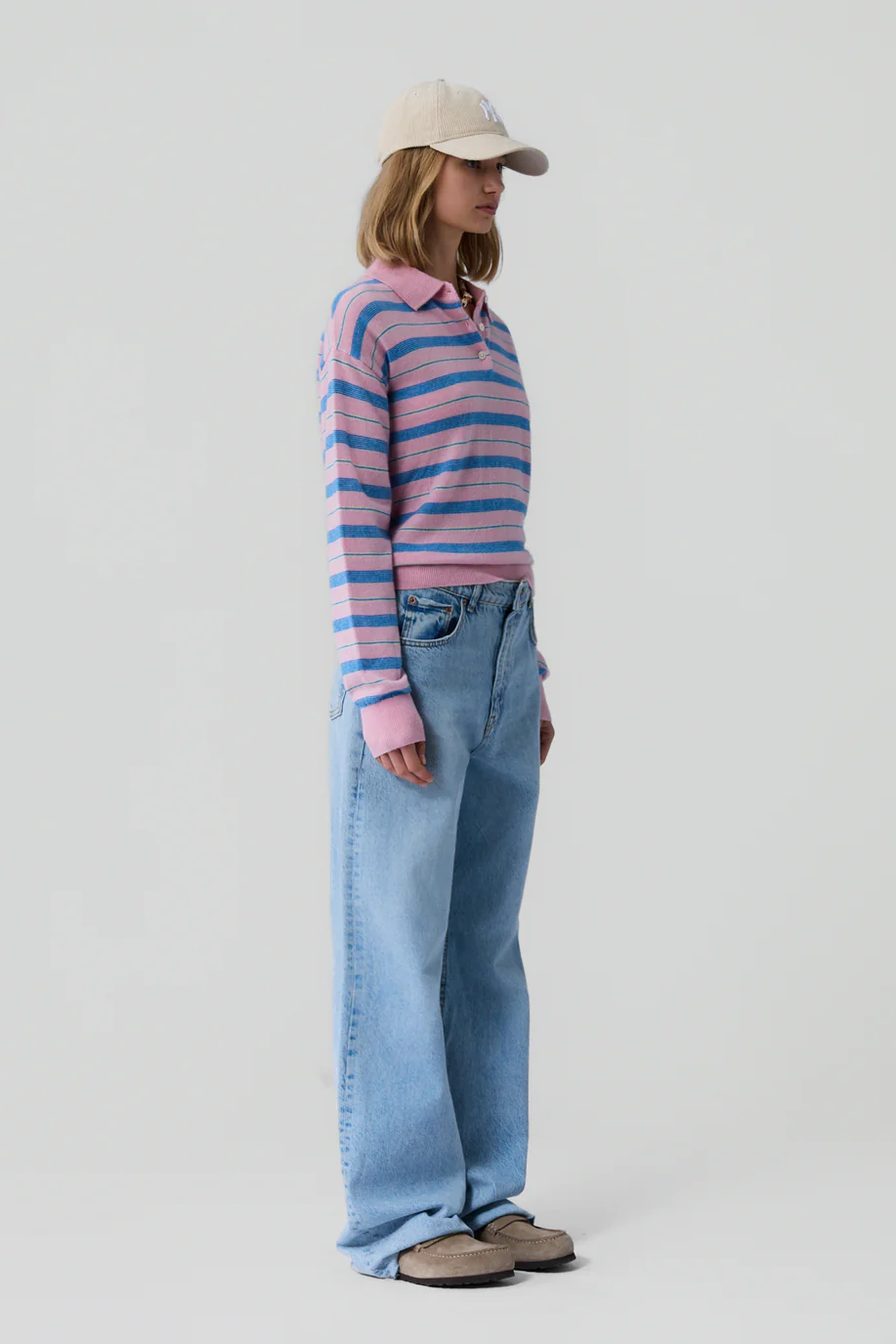 COLLEGIATE STRIPE POLO - Sweaters - Sassanova