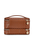 ROSEWOOD COGNAC JENNY TRAIN CASE - sassanova
