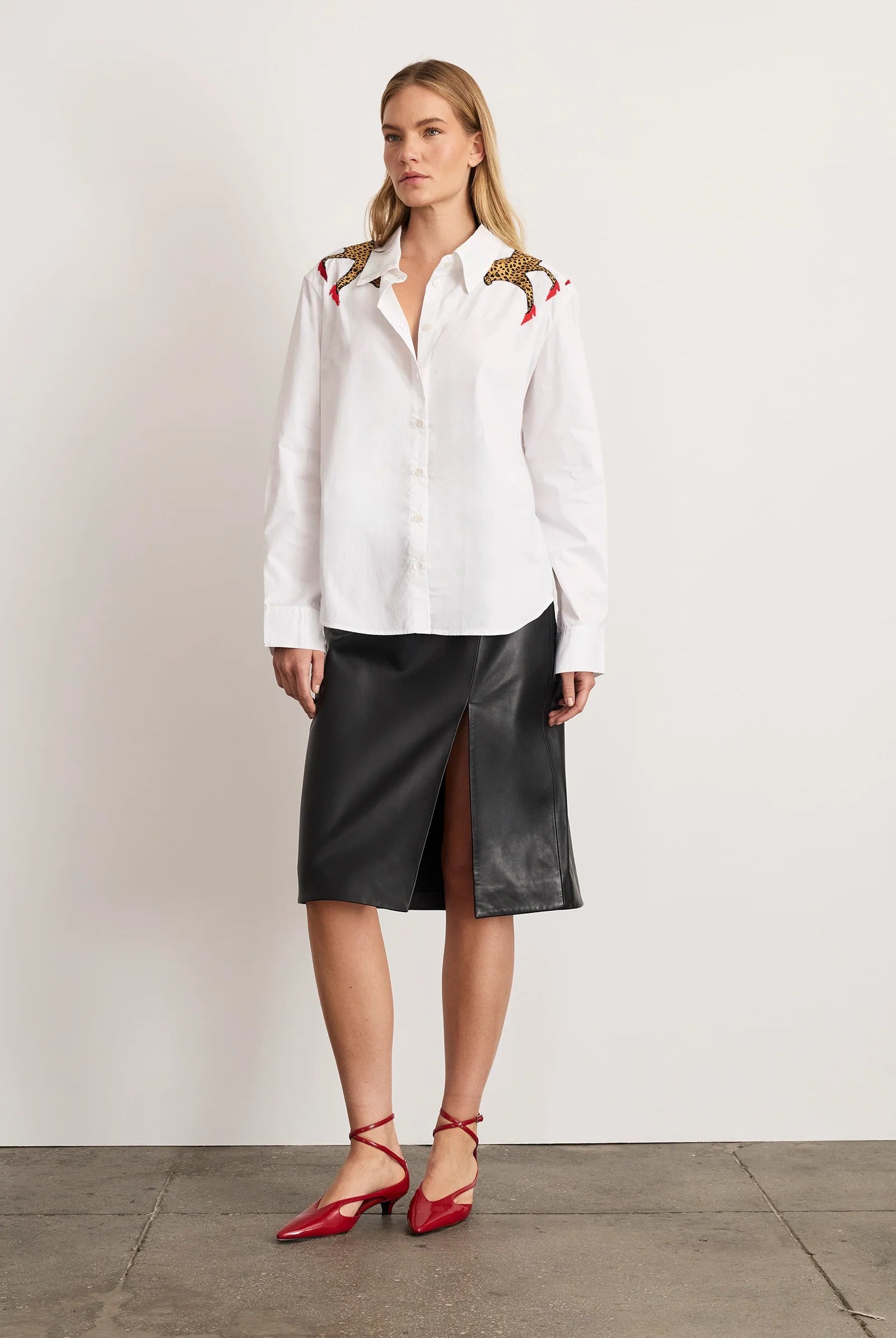 MARGAUX CHEETAH TOP - Blouses - Sassanova