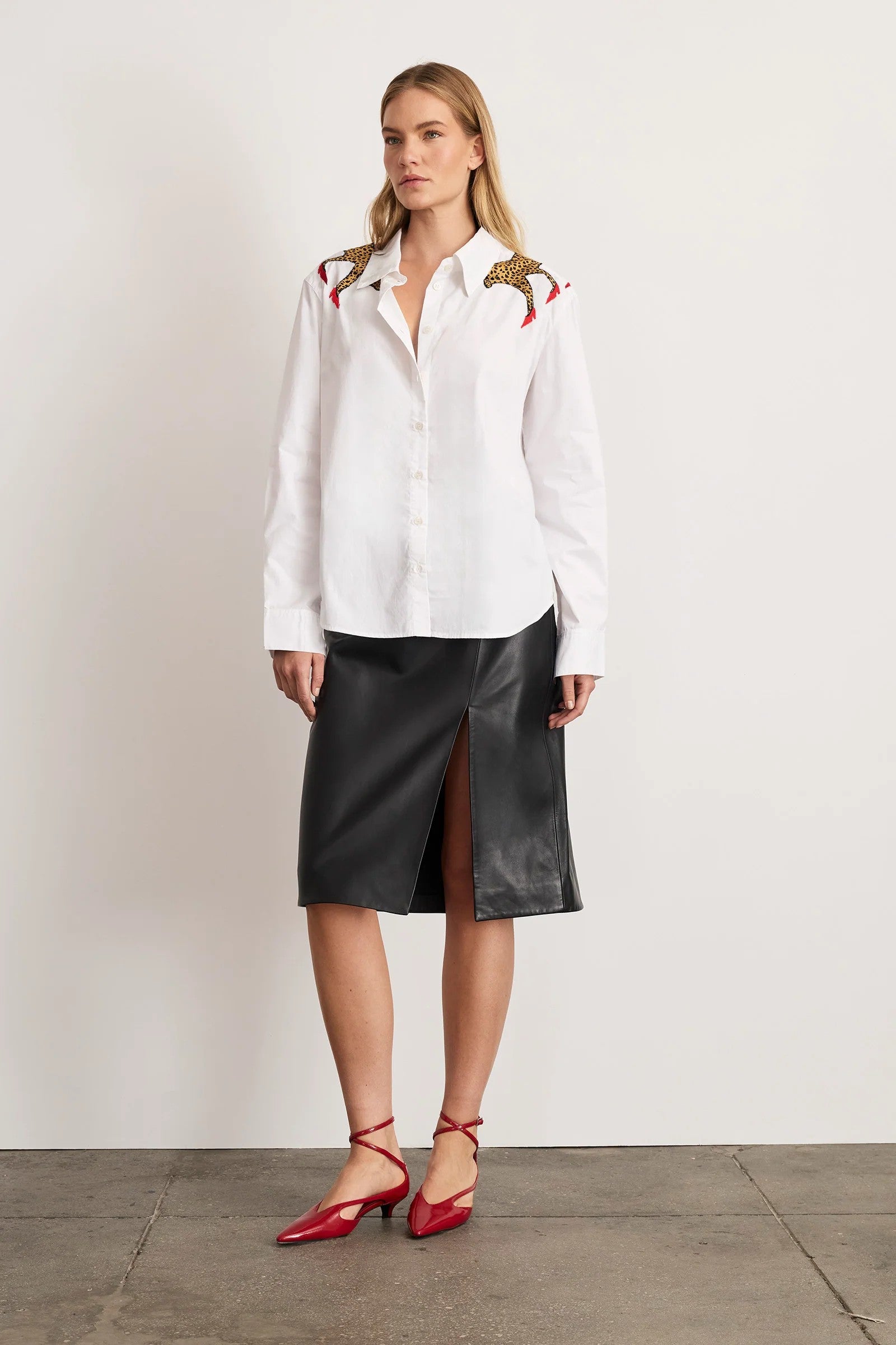 MARGAUX CHEETAH TOP - Blouses - Sassanova