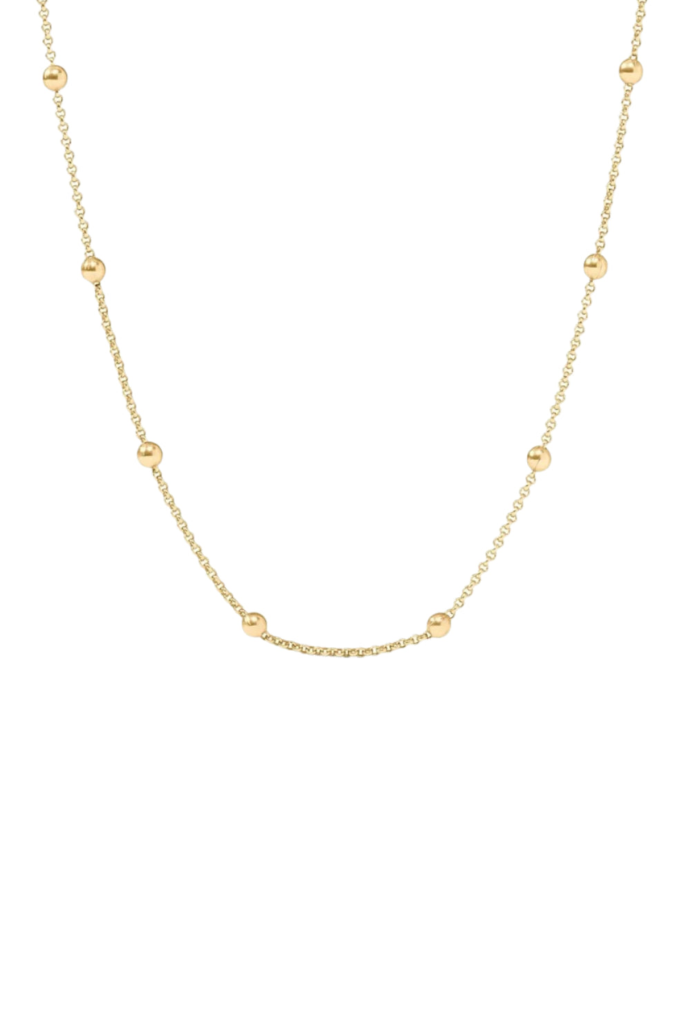SOLARA DELICATE STATION NECKLACE 18.5"- GLD
sassanova