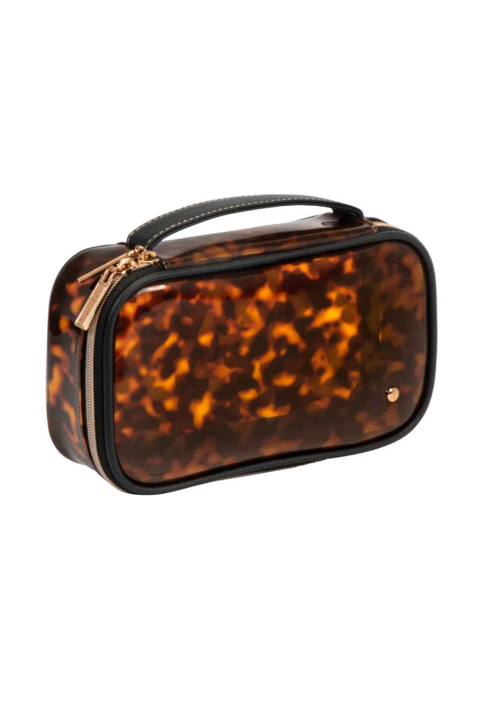 MIAMI TORTOISE CLAIRE MEDIUM MAKEUP CASE - sassanova