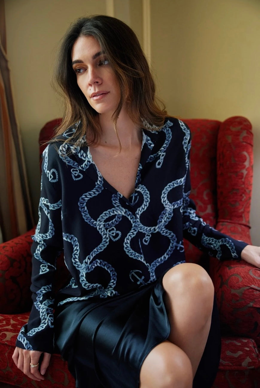 DARIA BLOUSE- HEART CHAIN
sassanova