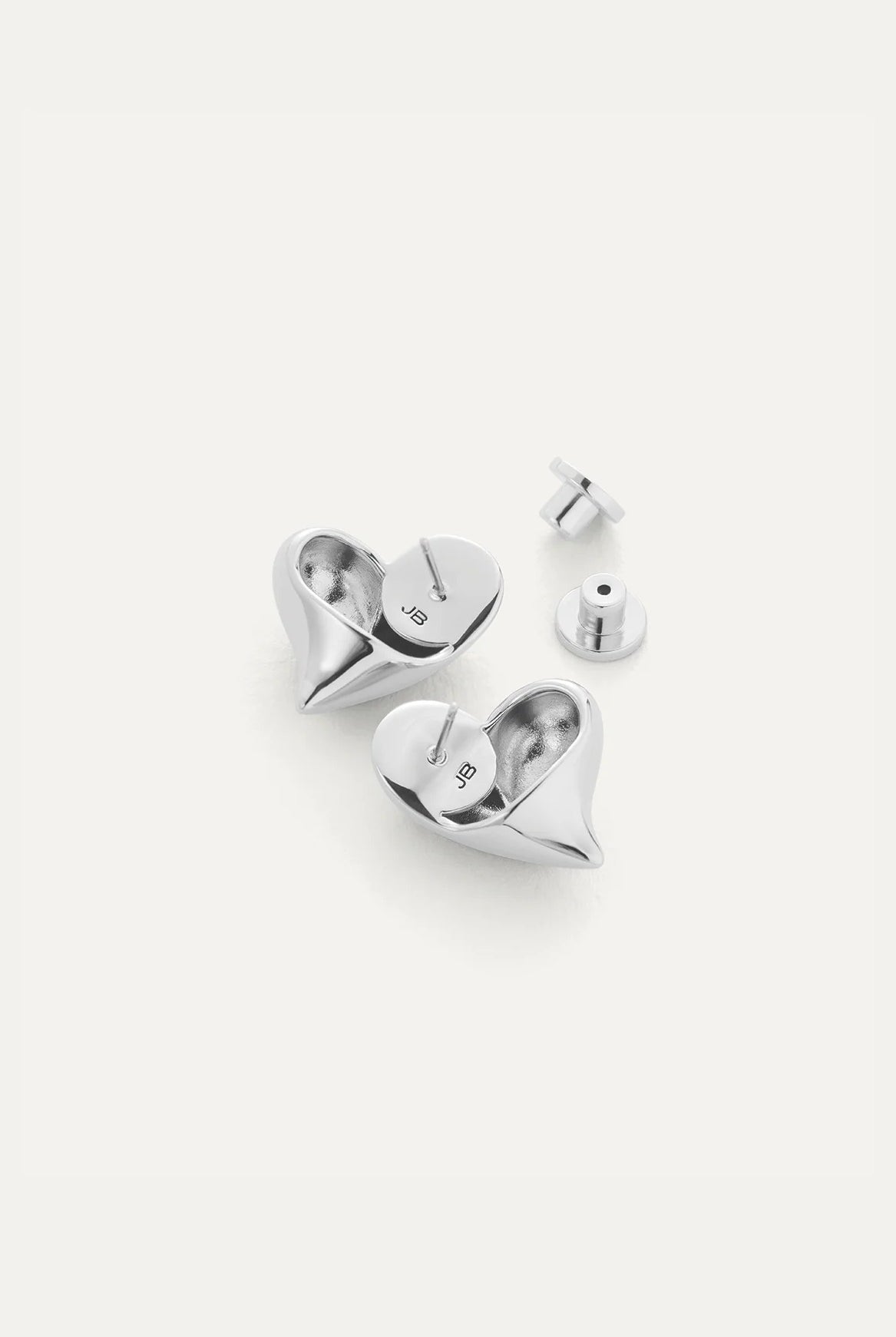 ART HEART SYMMETRICAL BUTTON EARRINGS - Earrings - Sassanova