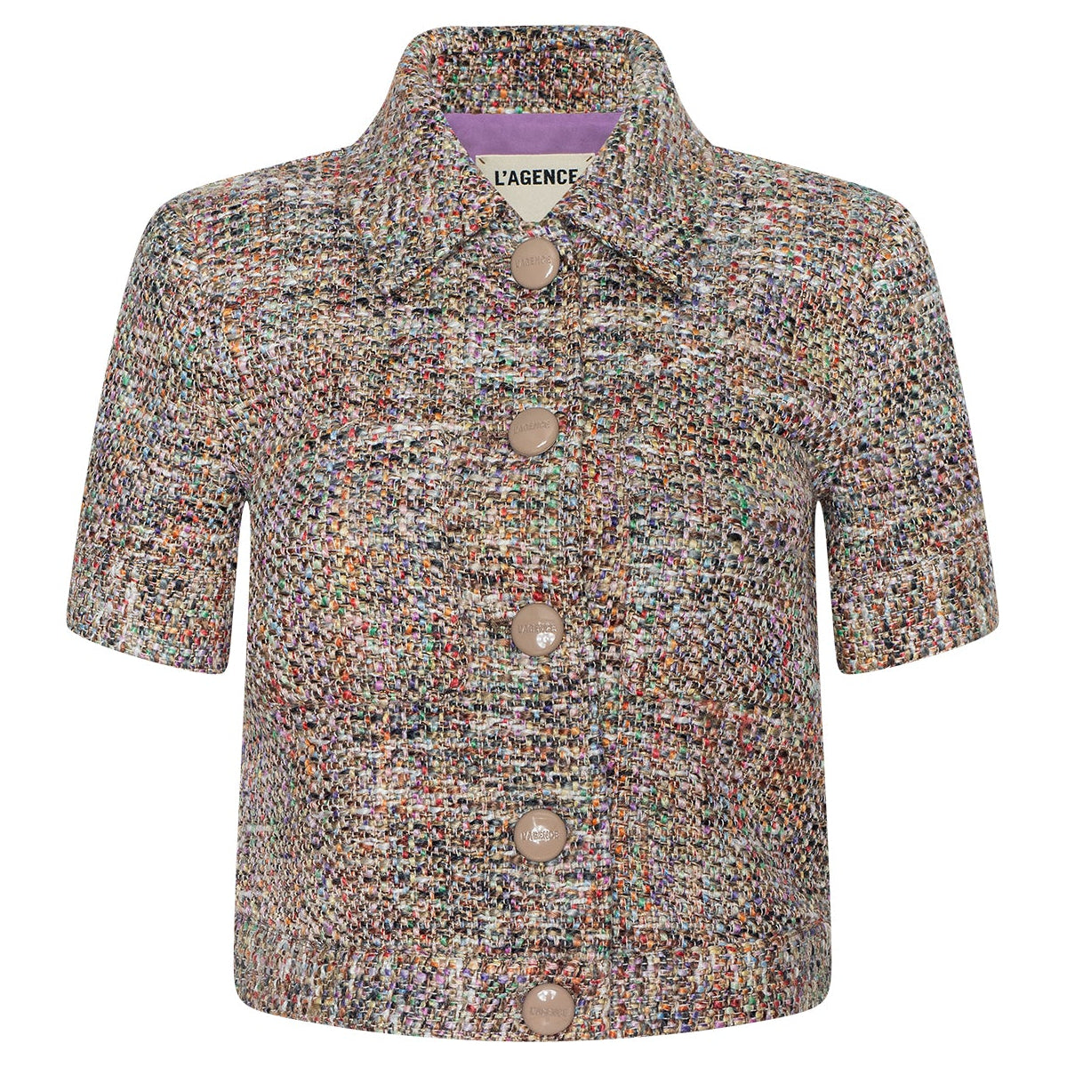 CHITA CROP SHORT SLEEVE JACKET - Jackets - Sassanova