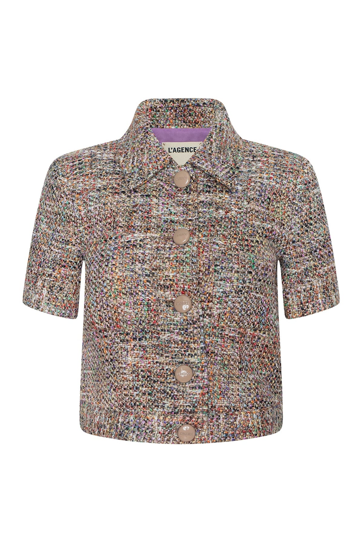CHITA CROP SHORT SLEEVE JACKET - Jackets - Sassanova