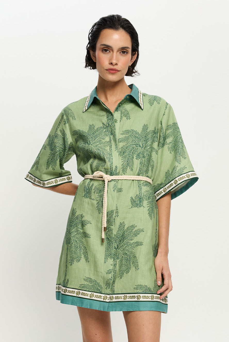 ALANI MINI SHIRT DRESS - Dresses - Sassanova