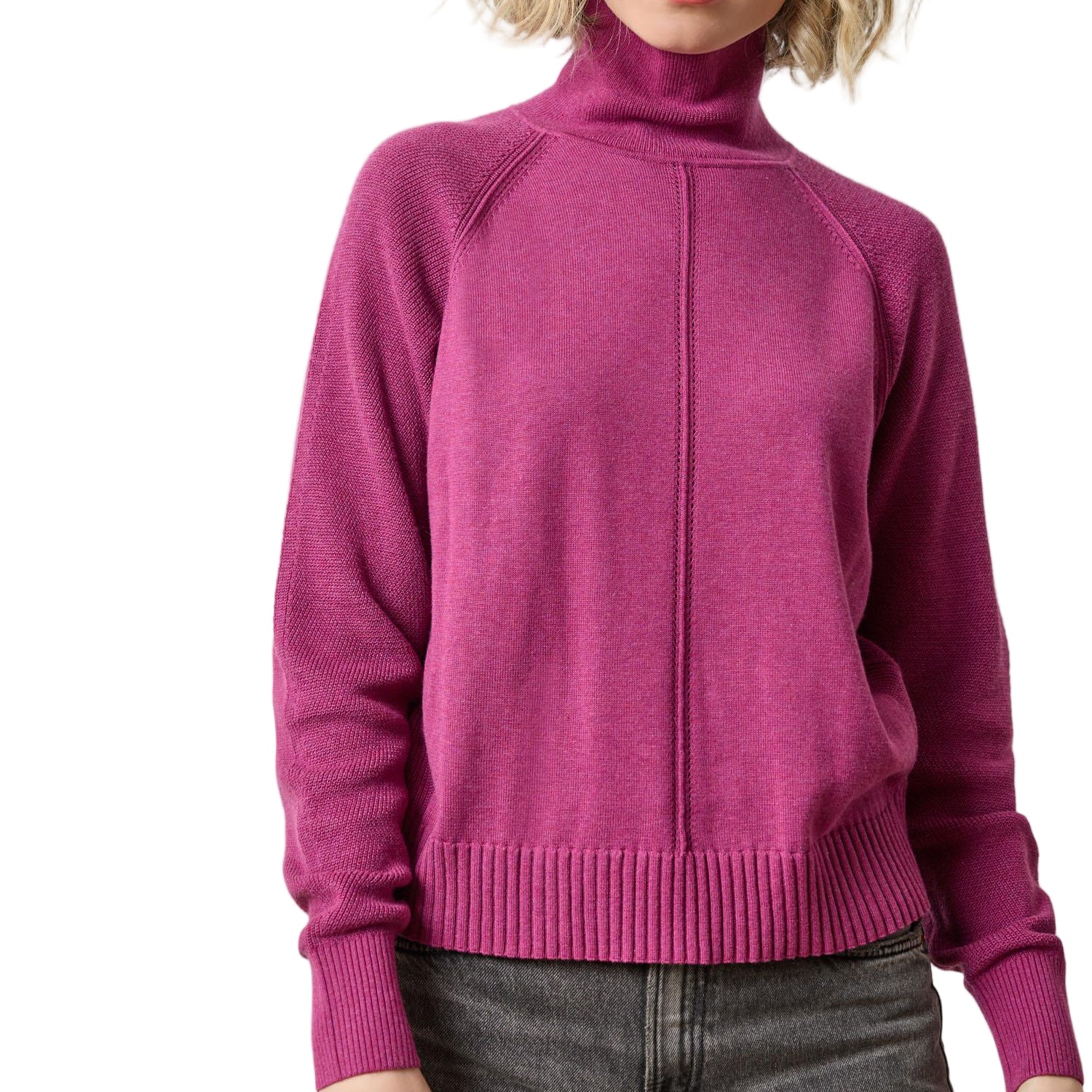 RELAXED TURTLENECK SWEATER (PA3064)-Sassanova