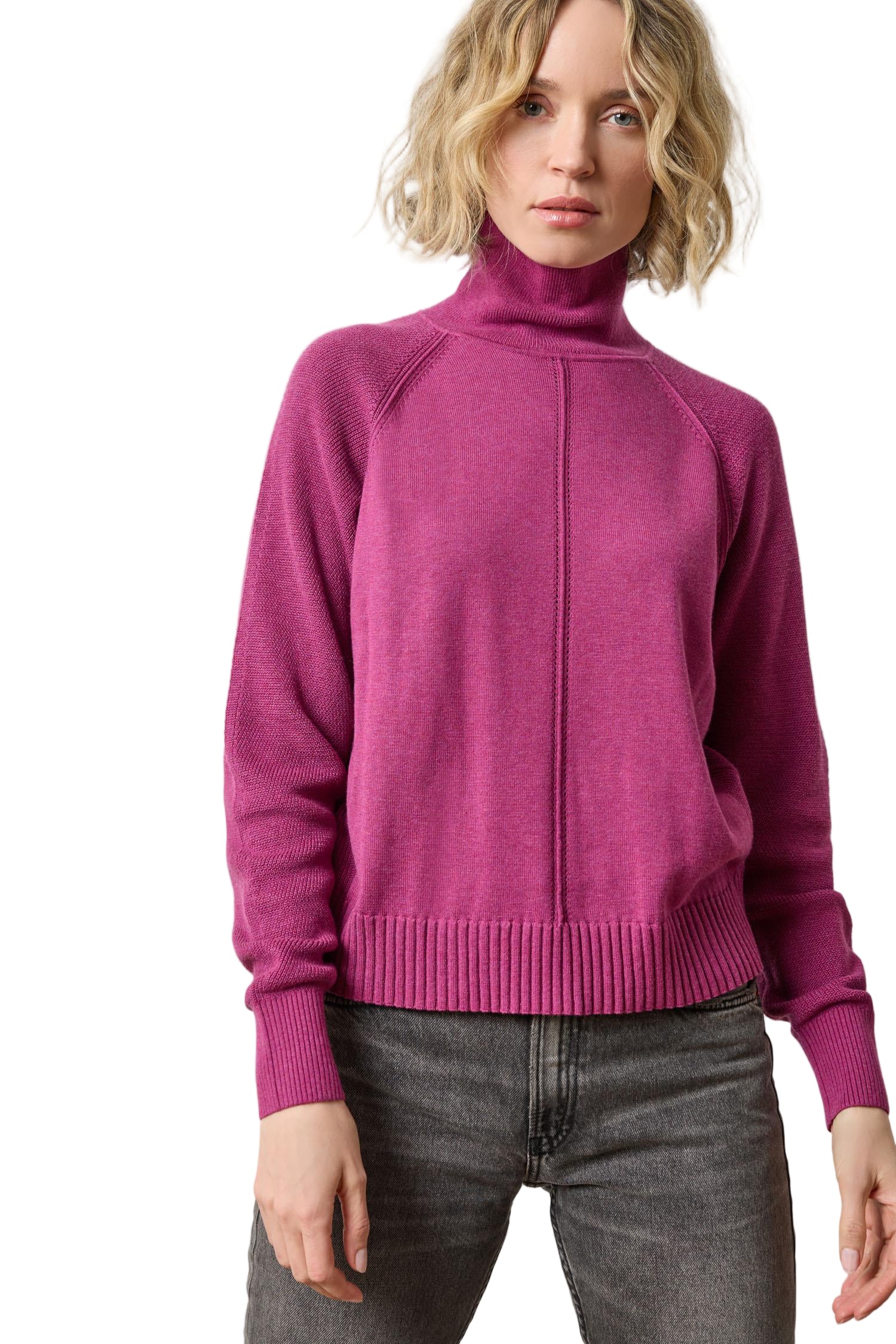 RELAXED TURTLENECK SWEATER (PA3064)-Sassanova