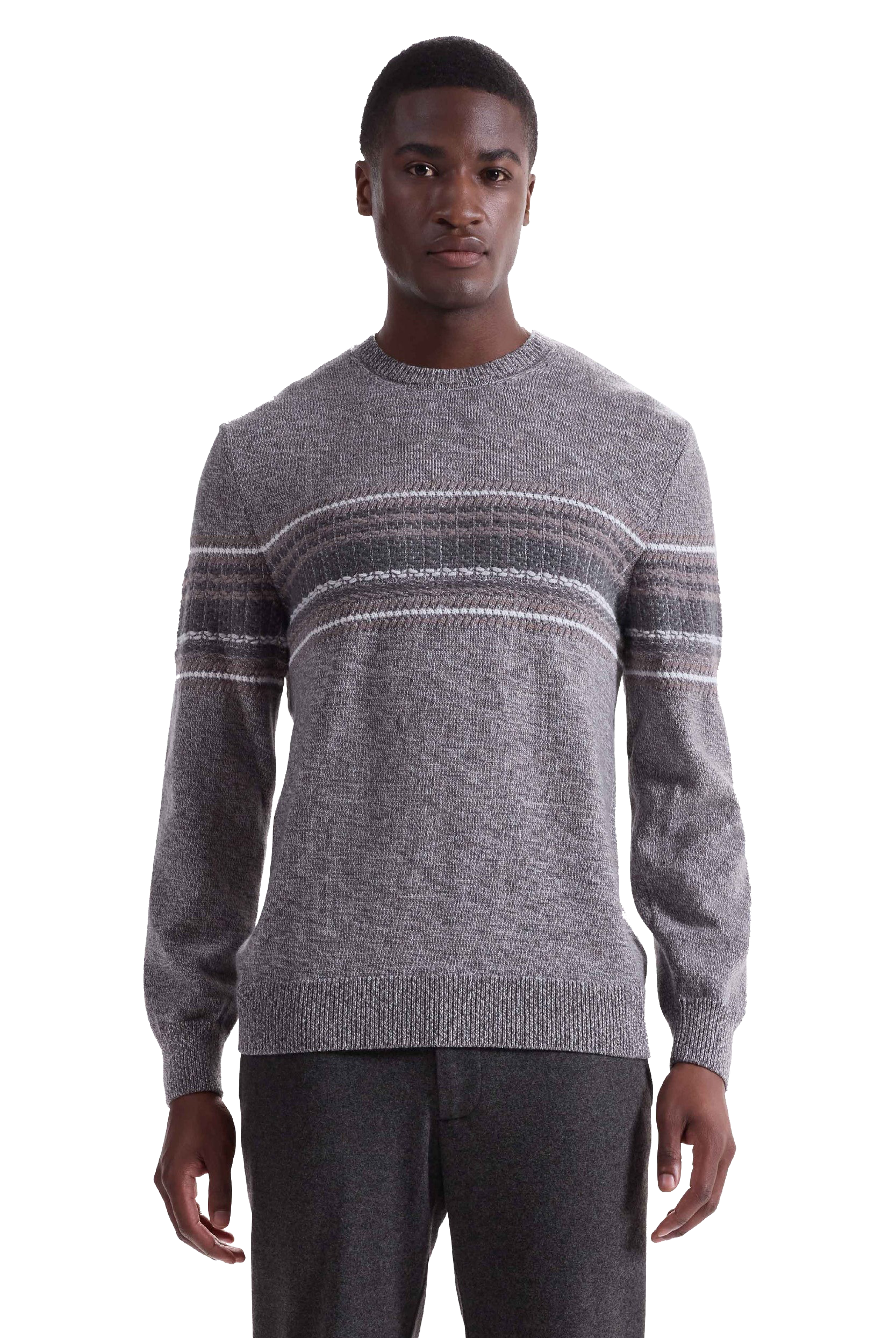 L/S CREW NECK SWEATER - Sweaters - Novaman
