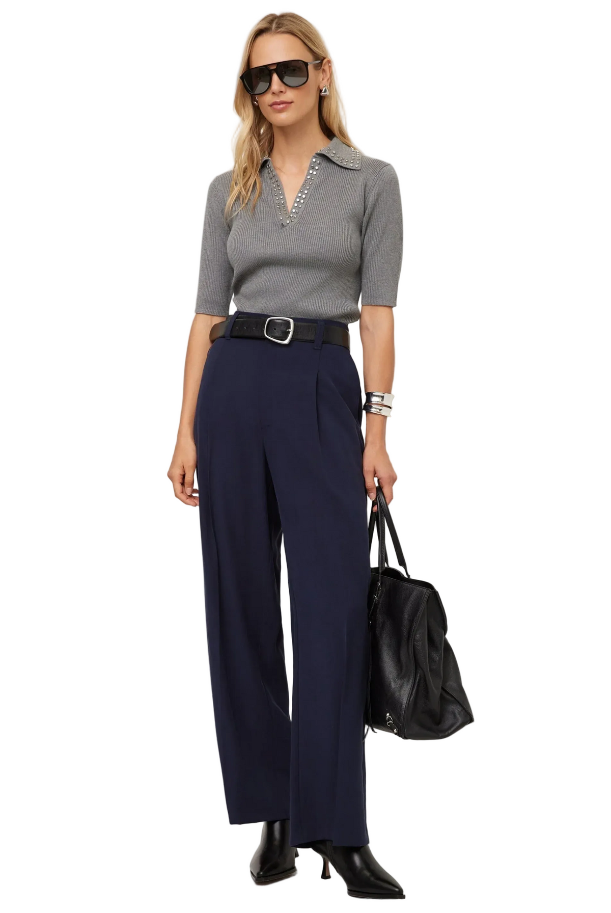 ELEANOR POLO SWEATER