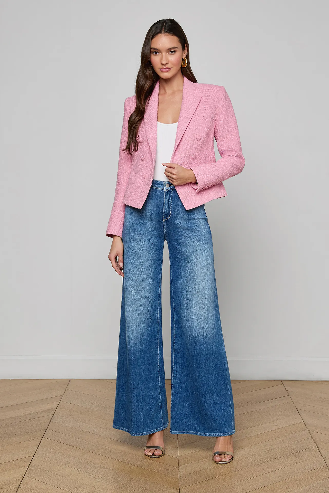 BROOKE DBL BRSTD CROP BLAZER - Jackets - Sassanova