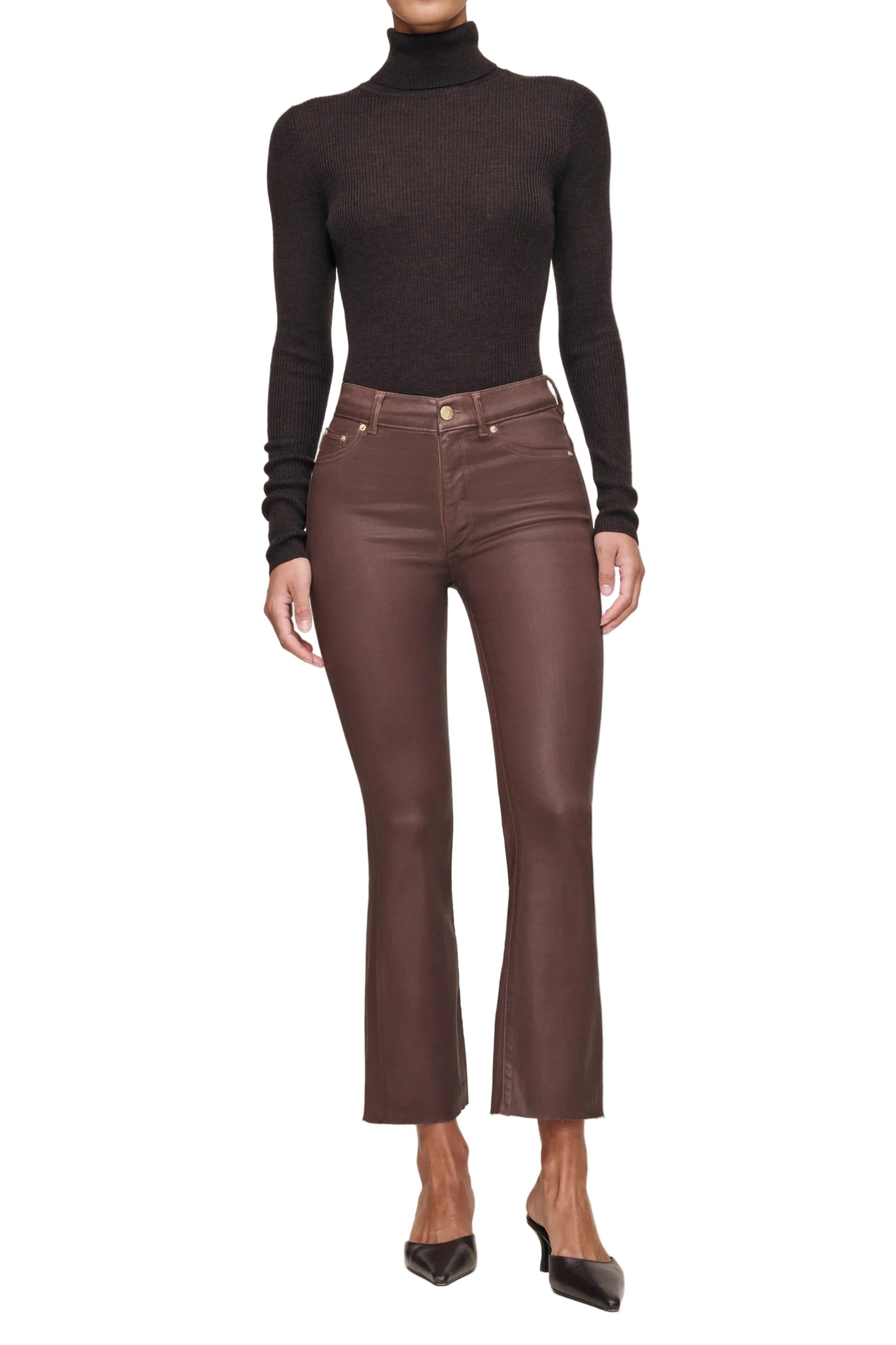 BRIDGET BOOT HIGH RISE CROP COATED (14146)
sassanova