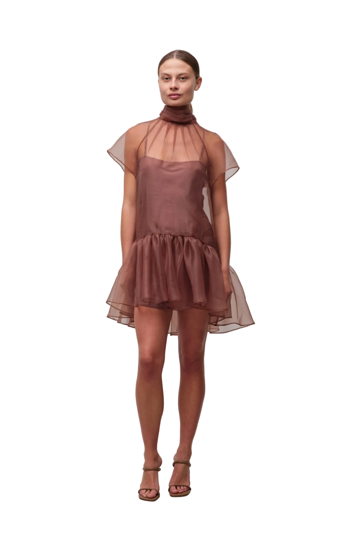 BEAUX TIERED MINI DRESS Sassanova