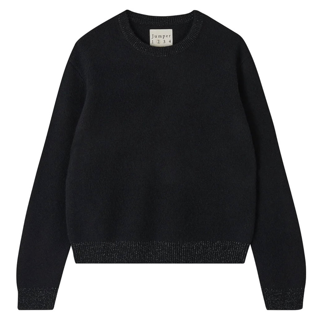 CONTRAST LUREX RIB CREW
sassanova