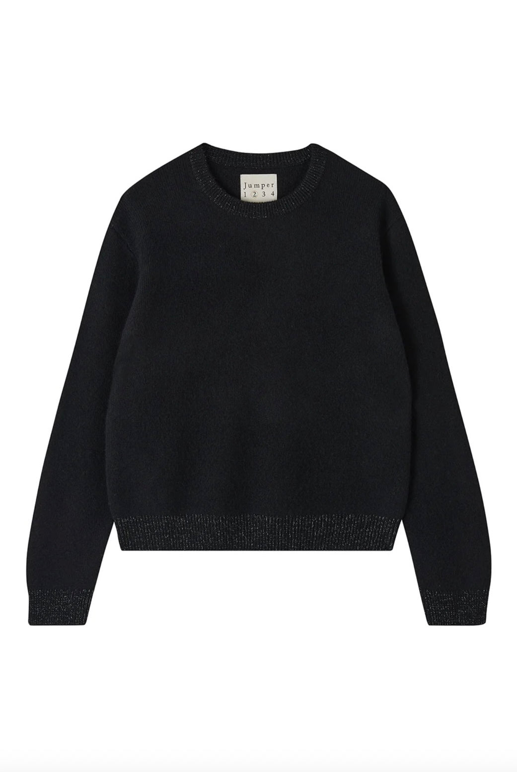 CONTRAST LUREX RIB CREW
sassanova