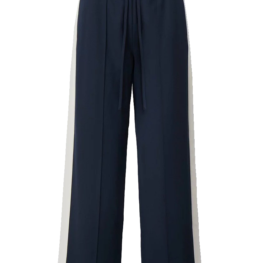 SIENA WOOL SIDE STRIPE PANT - Pants - Sassanova
