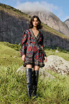 VALENTINA WRAP MINI DRESS-sassanova