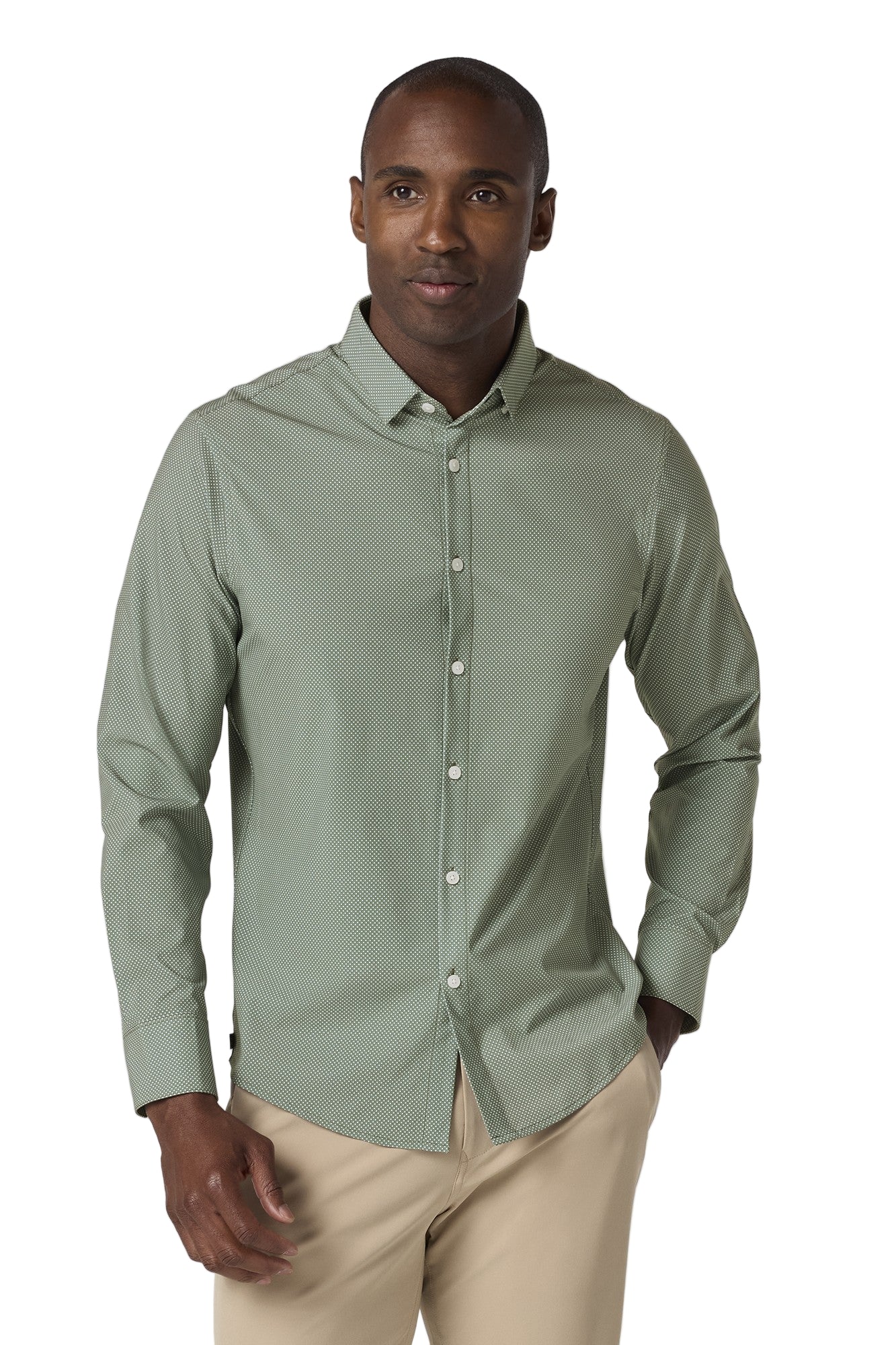 LEEWARD NO TUCK LS DRESS SHIRT-sassanova