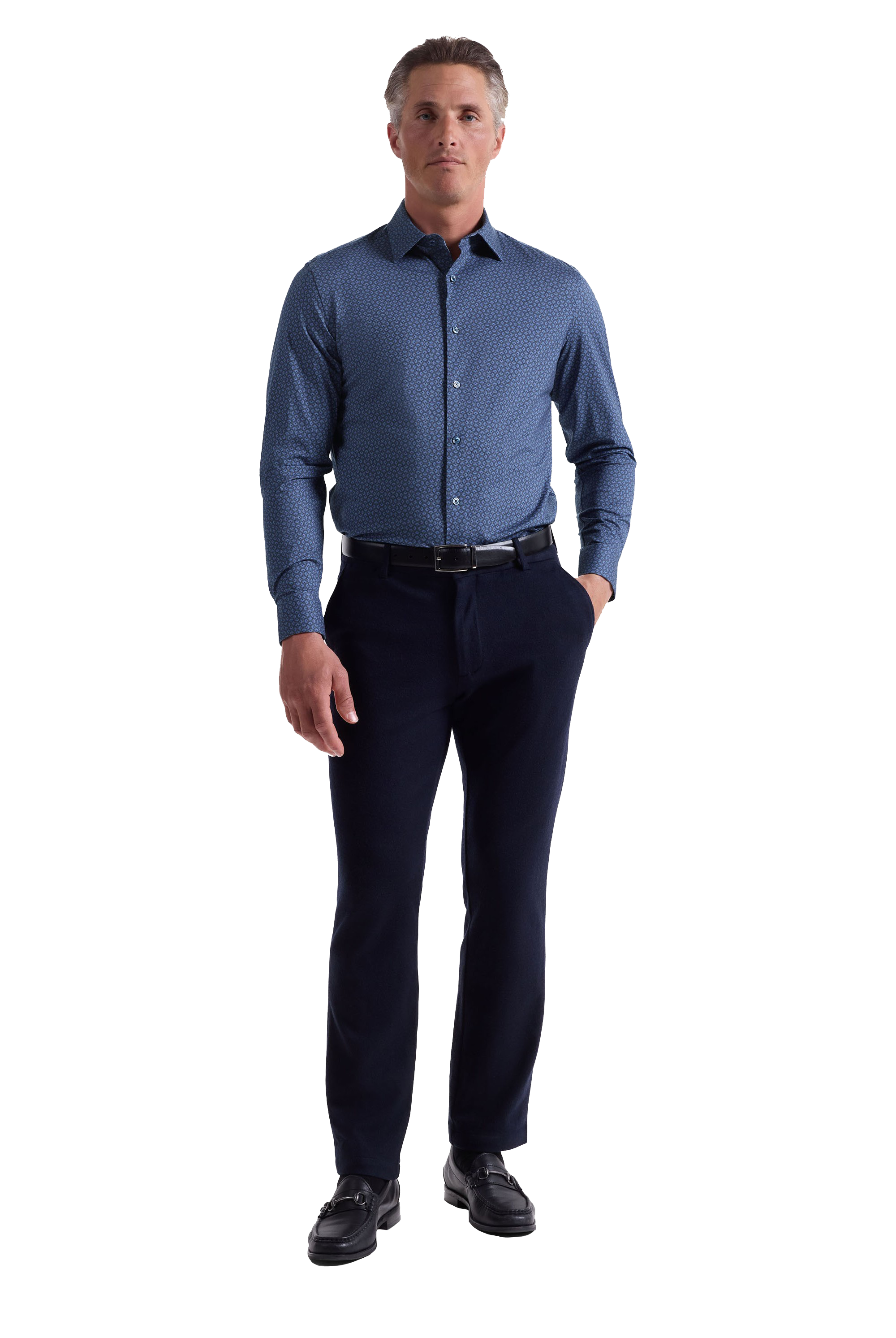 OOOHCOTTON JAMES LS SHIRT - Long Sleeved Shirts - Novaman