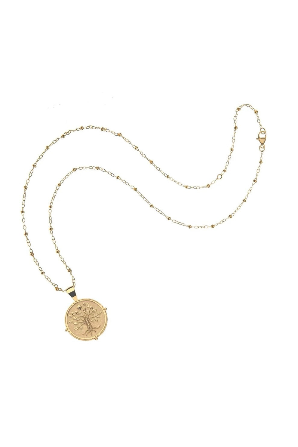 FAITH SM PENDANT NECKLACE- SATELLITE CHAIN
sassanova