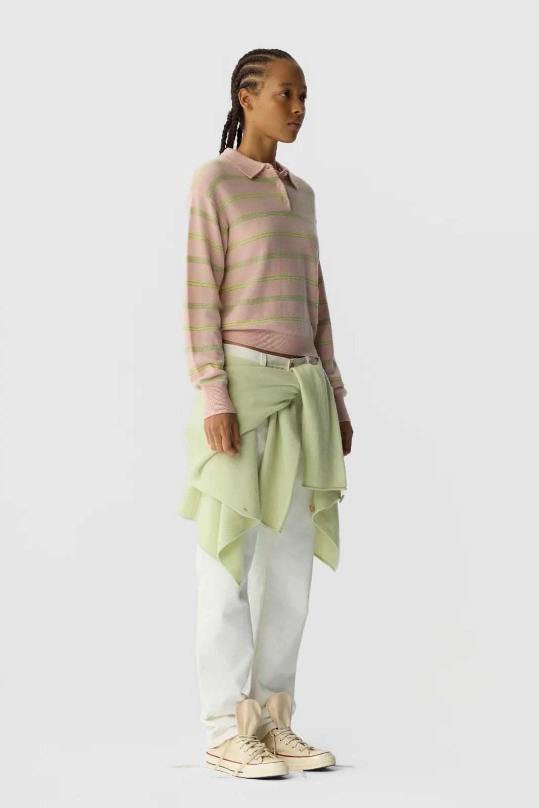 COLLEGIATE STRIPE POLO - Sweaters - Sassanova