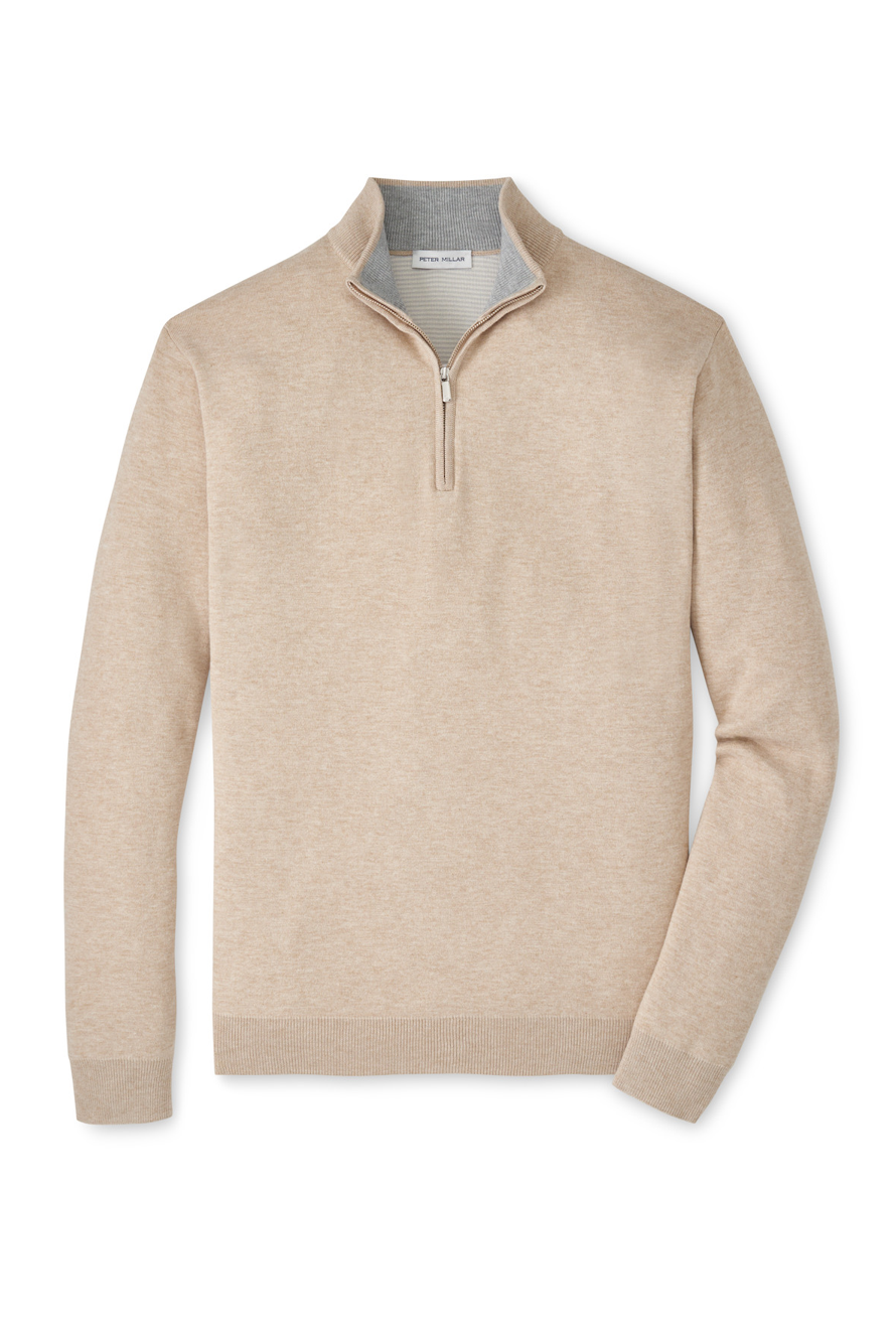 COOLSPUN COTTON 1/4 ZIP SWEATER - Novaman
