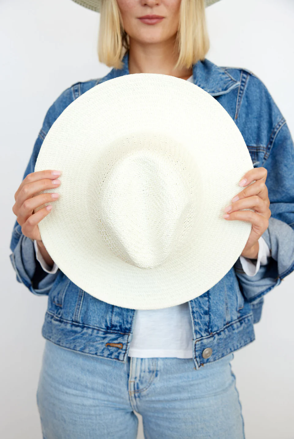 LUXE VENTED PACKABLE HAT- BLEACH - Hats - Sassanova