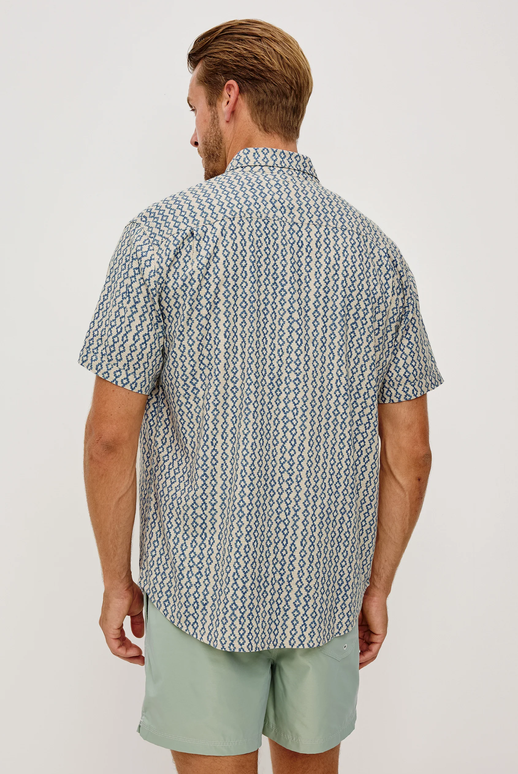 CARSON SHORT SLEEVE SPORT SHIRT - Short Sleeve Shirts - Novaman