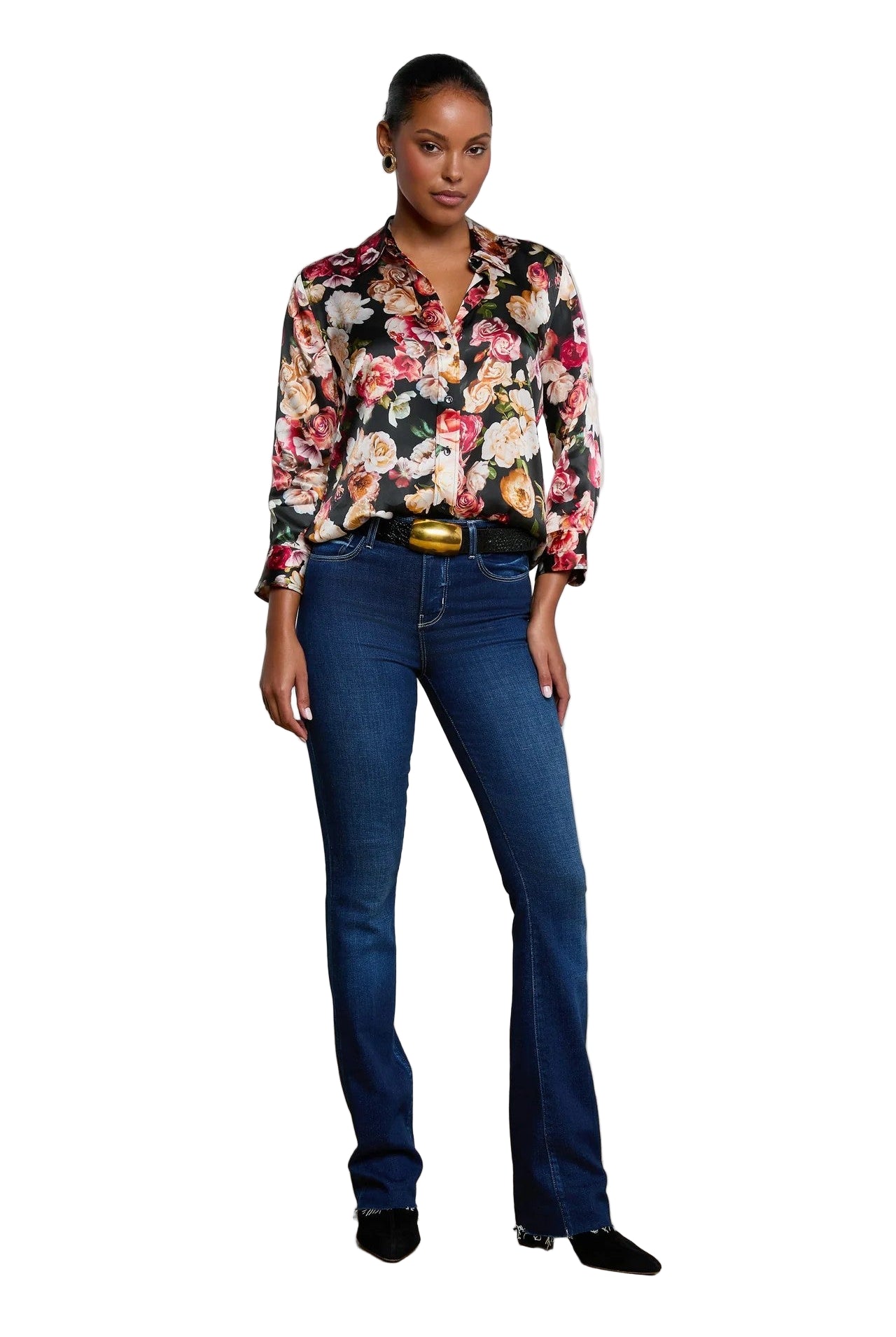 DANI 3/4 SLV BLOUSE-sassanova