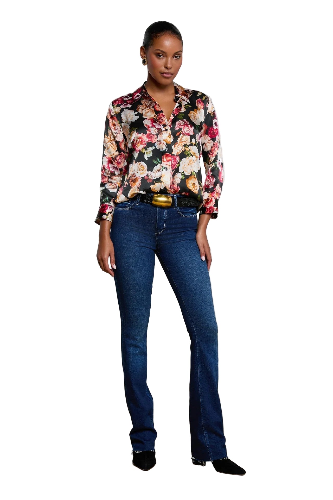 DANI 3/4 SLV BLOUSE-sassanova